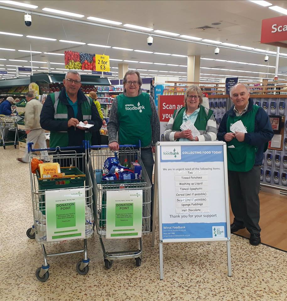 Tesco Heswall Food Collection 16 Tons Of Food Donated Thank You To All Who Donated So